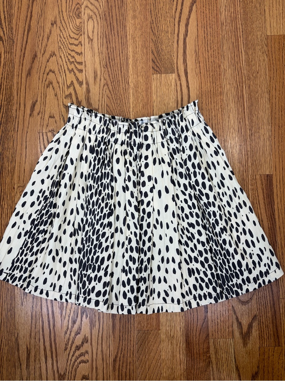 NWT Emerson Fry Leopard Stretch Linen Mini Skirt (S)